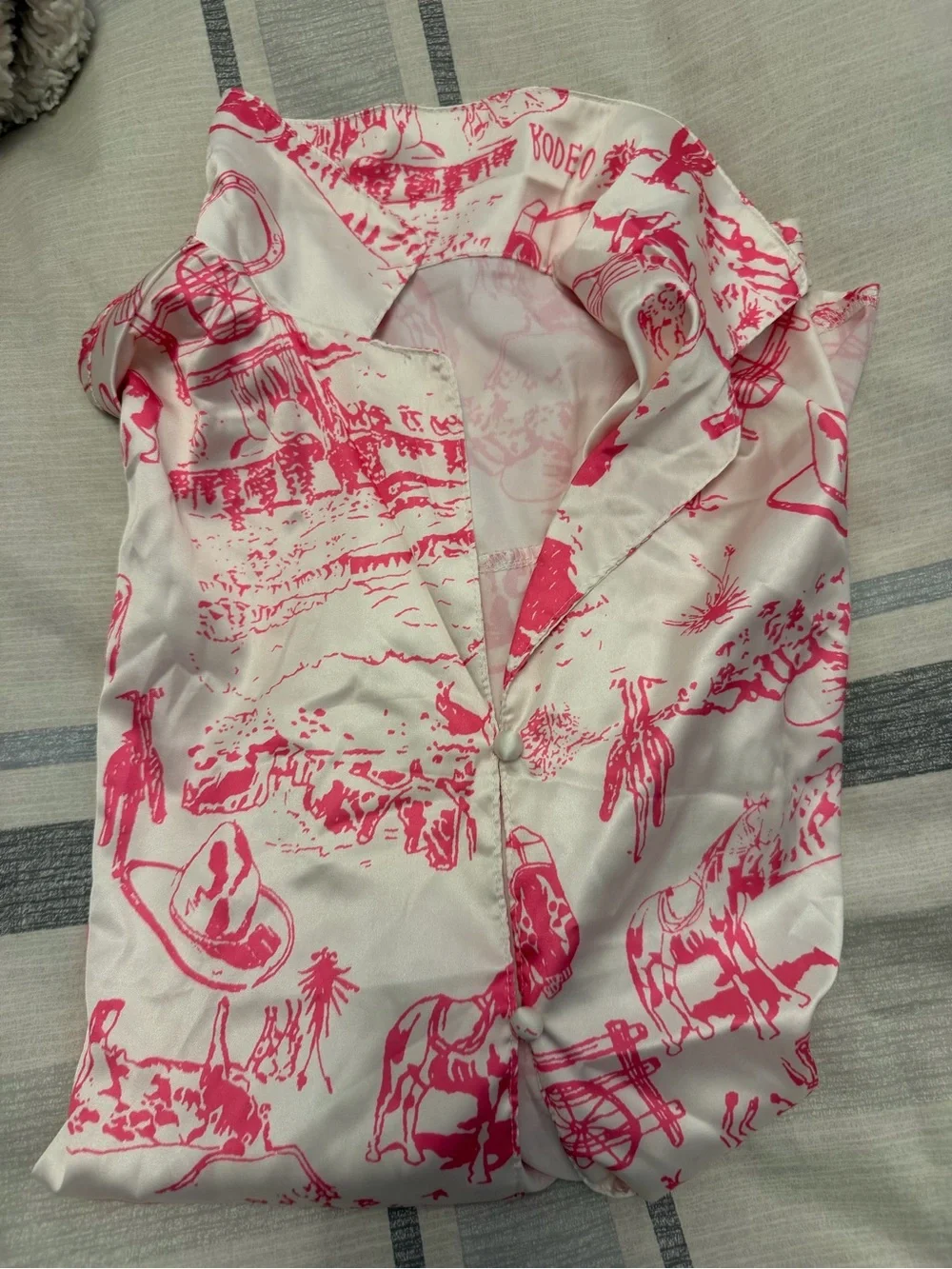 Silky Cowgirl 2 Piece Pajamas - Picture 4 of 6